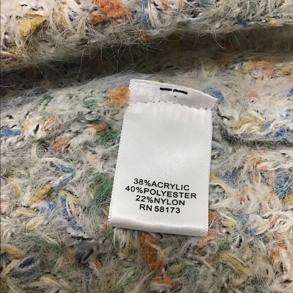 RAGA Crewneck Sweater Neutral Pullover Knit Confetti New Size Medium - Picture 7 of 7